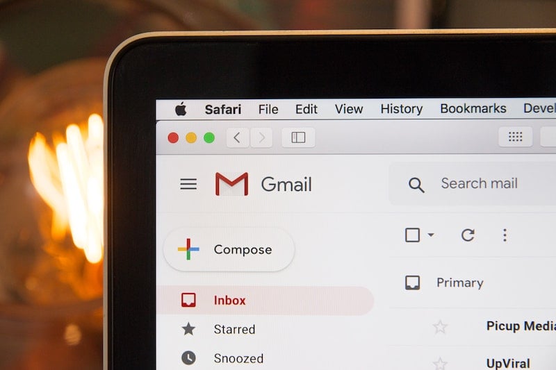A screenshot of Gmail